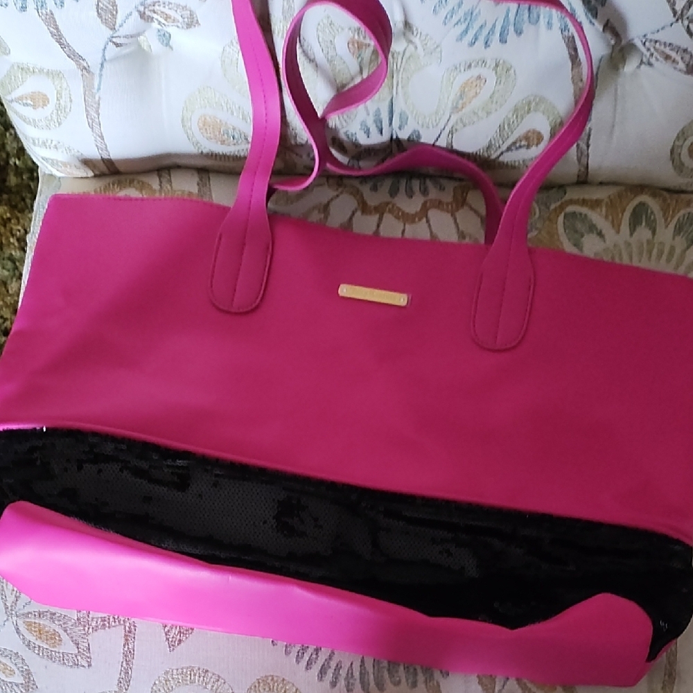 Pink Tote Bag